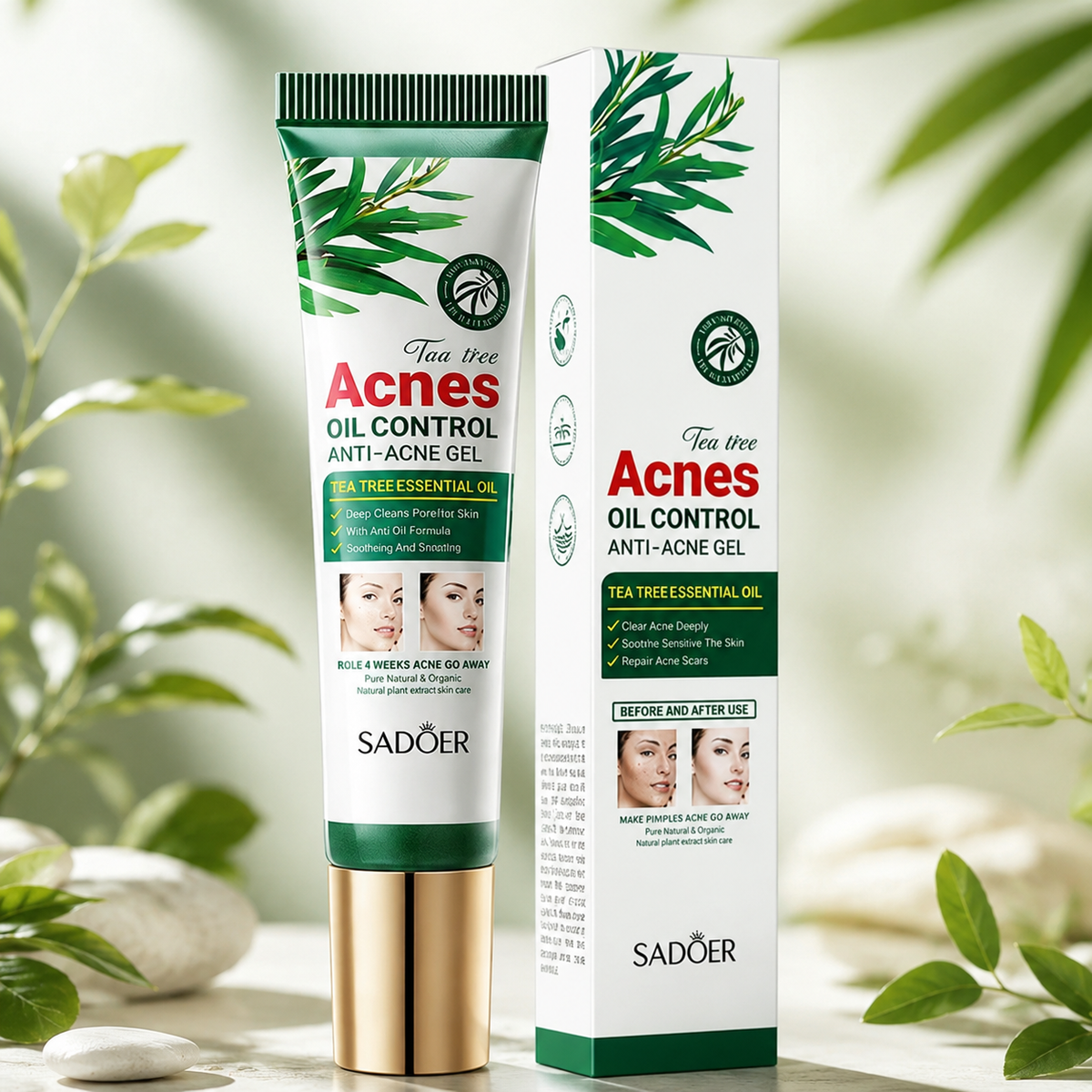🌿Gel Facial Tea Tree para Piel con Tendencia al Acné.